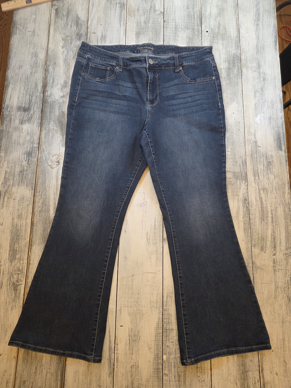 Maurices Dark Blue Women's Bootcut Jeans sz 20W Short
